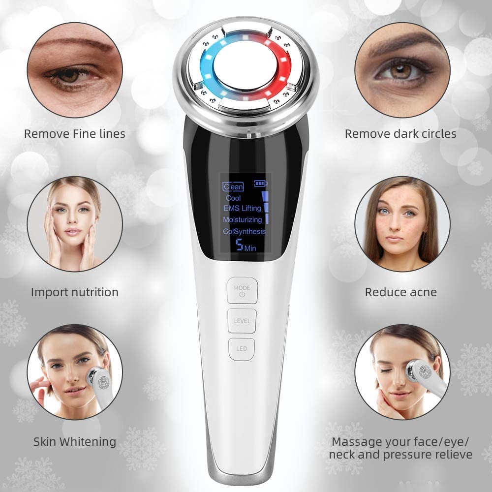 UltraGlow Ultrasonic  Facial massager  - Anti-Ageing wrinkle remover