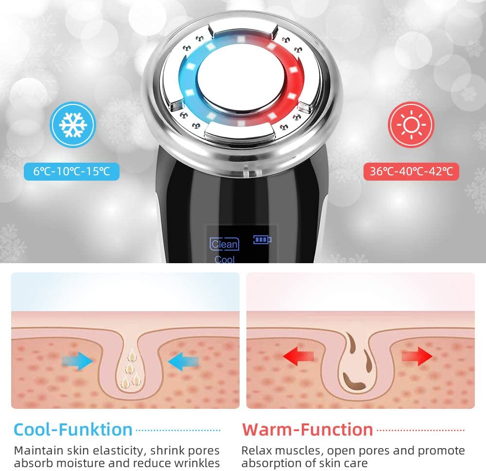 UltraGlow Ultrasonic  Facial massager  - Anti-Ageing wrinkle remover