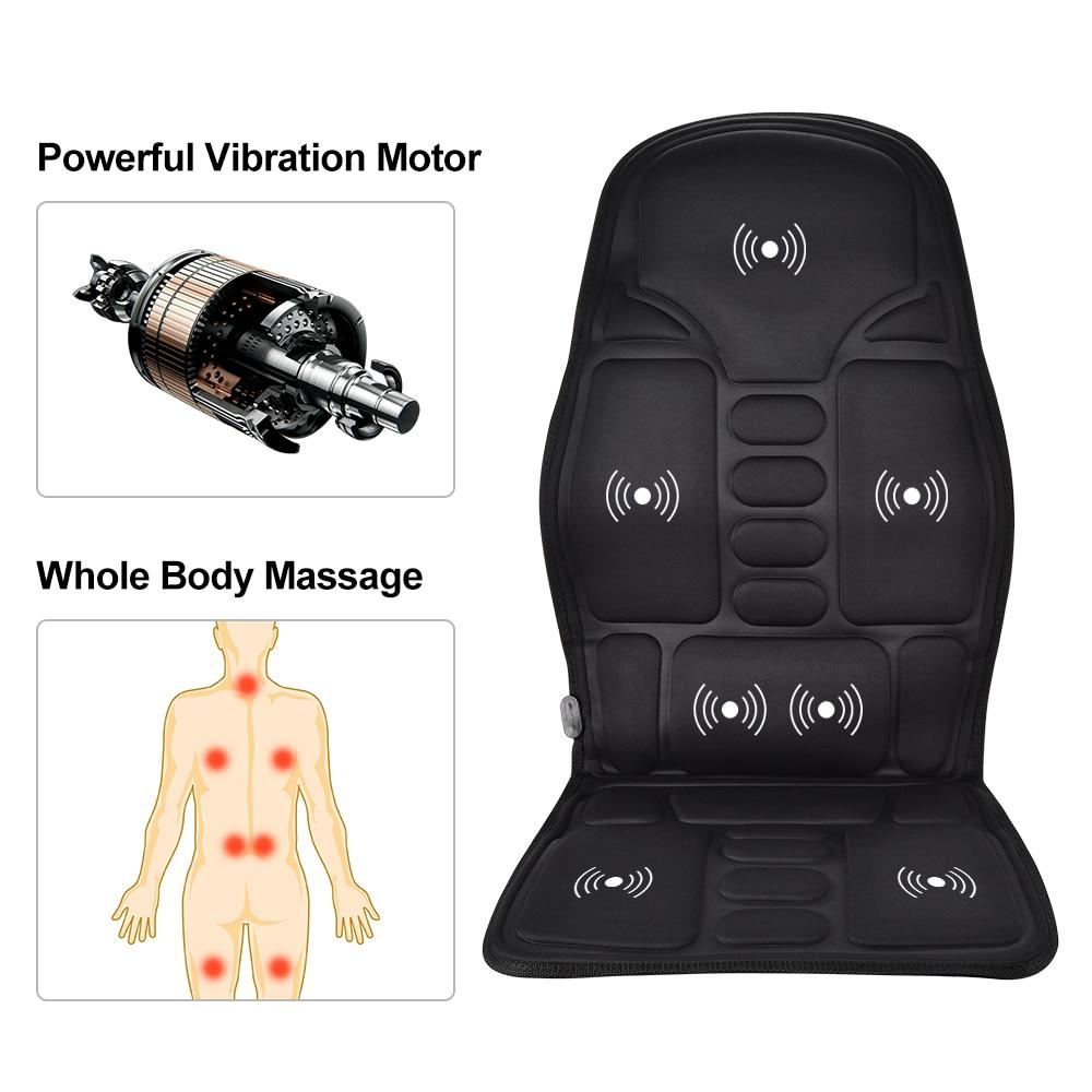 ThermaVibe Portable Heat & Massage Cushion Mat