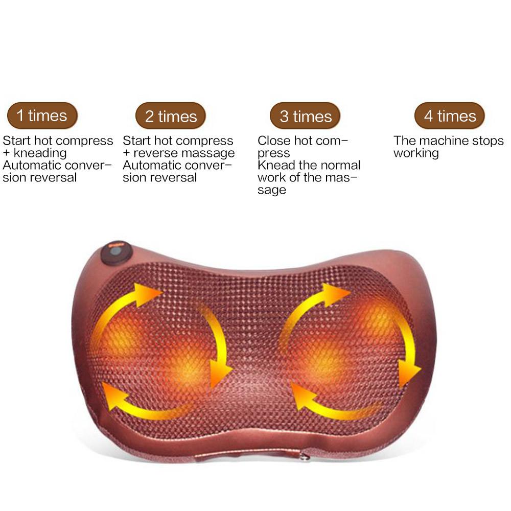 SootheEase 4-Head Travel Massage Pillow"?